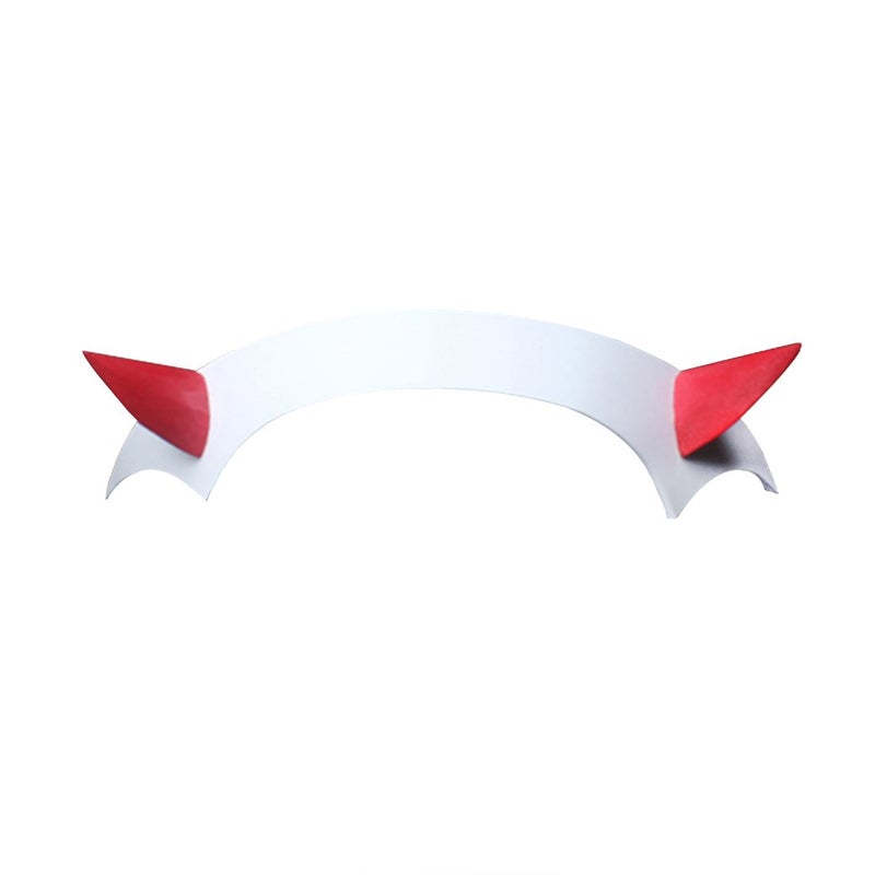 C-ZOFEK Red Devil Horns Headband for Cosplay Headwear Anime Accessories (Headband) - Image 1